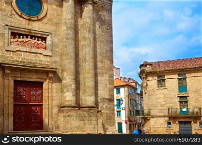 Santiago de Compostela Animas Chapel end of Saint James Way in Galicia Spain