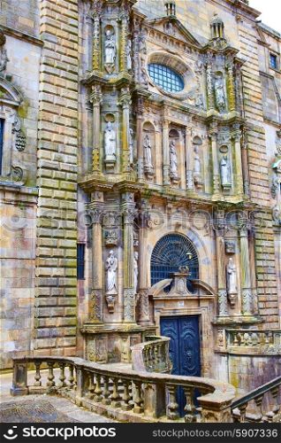 Santiago de Compostela end of Saint James Way in Galicia Spain