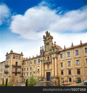 Santiago de Compostela end of Saint James Way San Matino Pinario monastery in Galicia Spain