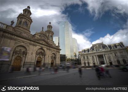 Santiago is a city, the capital of Chile. South America. Santiago is a city
