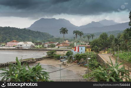 Santo Antonio, capital of Principe Island, Sao Tome and Principe, Africa