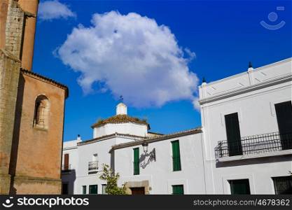 Santos de Maimona village in Spain Extremadura by Via de la Plata