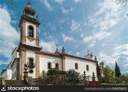 Sao Francisco church in Ponte de Lima town, Portugal. Ponte de Lima is the oldest village in Portugal.