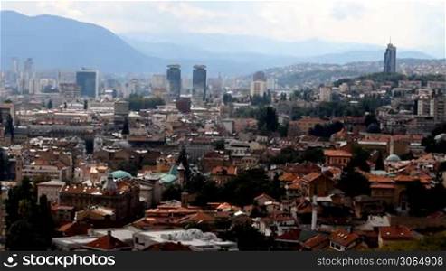 Sarajevo, bosnia and Herzegovina, panoramic view