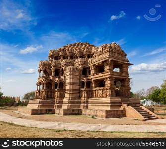 Sasbahu (Sas-Bshu ka mandir, Sahastrabahu Temple) temple in Gwalior fort. Gwalior, Madhya Pradesh, India