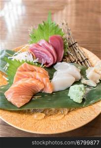 Sashimi grand luxuary japanese cuisine