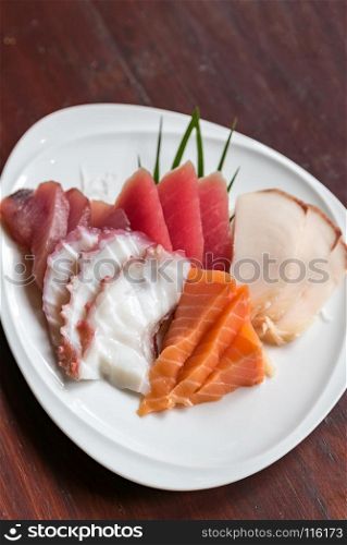 Sashimi set, japanese groumet cuisine