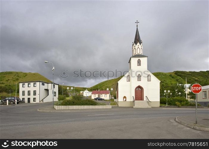Saudarkrokur, an arctic fisherman&rsquo;s village in the North of Iceland