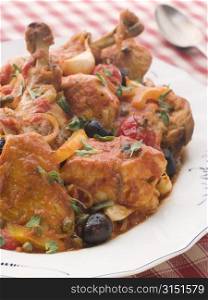 Sauted Chicken Provencale