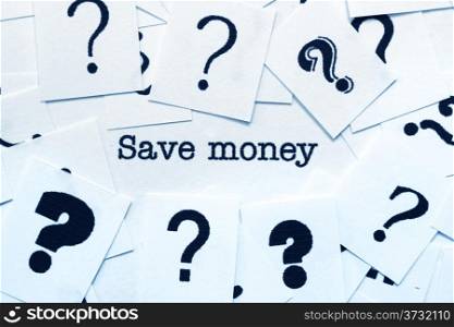Save money concept