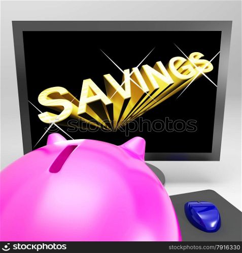 Savings Screen Showing Growth Save And Invest
