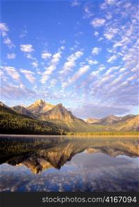 Sawtooth Mountains Reflected in Stanley Lake