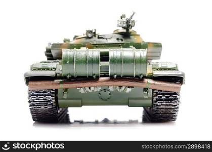 Scale model of russian tank