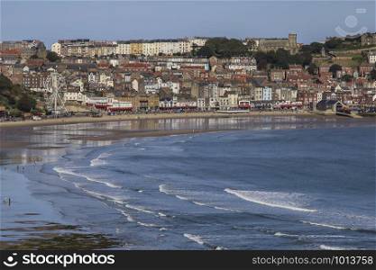 Scarborough. United Kingdom. 09.19.19. The seaside resort of Scarborough on the North Yorkshire coast in the northeast of England.