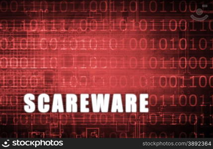 Scareware on a Digital Binary Warning Abstract