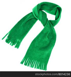 Scarf close up isolated over white background