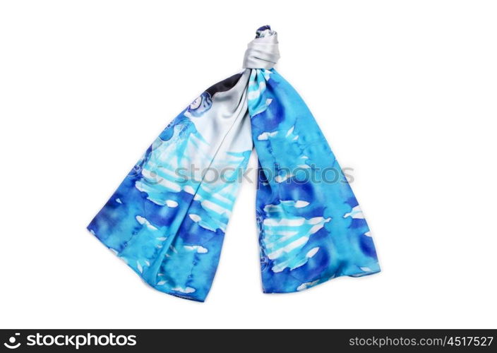 Scarf isolated on the white background