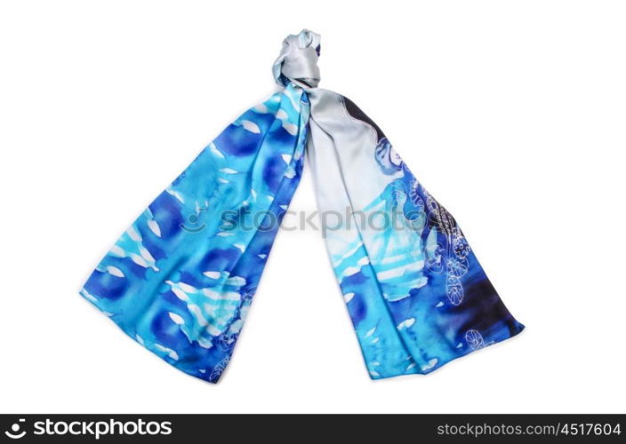 Scarf isolated on the white background