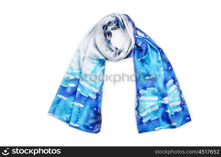 Scarf isolated on the white background