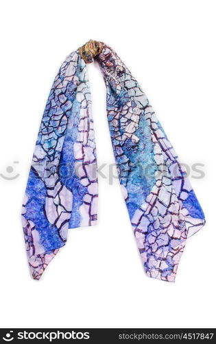 Scarf isolated on the white background