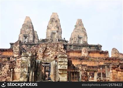 Scenery of ancient Hinduism relics at Angkor Cambodia