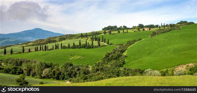 Scenery of Val d&rsquo;Orcia in Tuscany