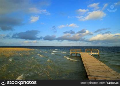 Scenic lake Nhlange, iSimangaliso wetland park, Kosi Bay, Tongaland, South Africa