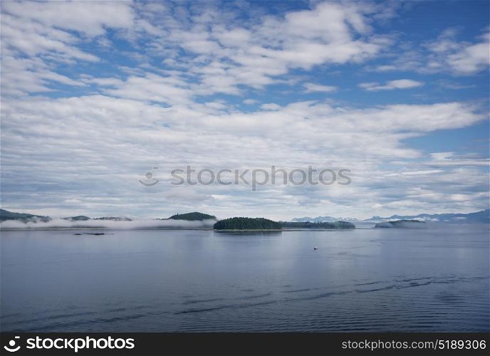 Scenic landscape of Icy Strait Point, Hoonah, Alaska, USA. Icy Strait Point, Hoonah, Alaska, USA