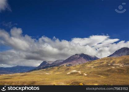 Scenic landscapes of Northern Argentina. Beautiful inspiring natural landscapes.