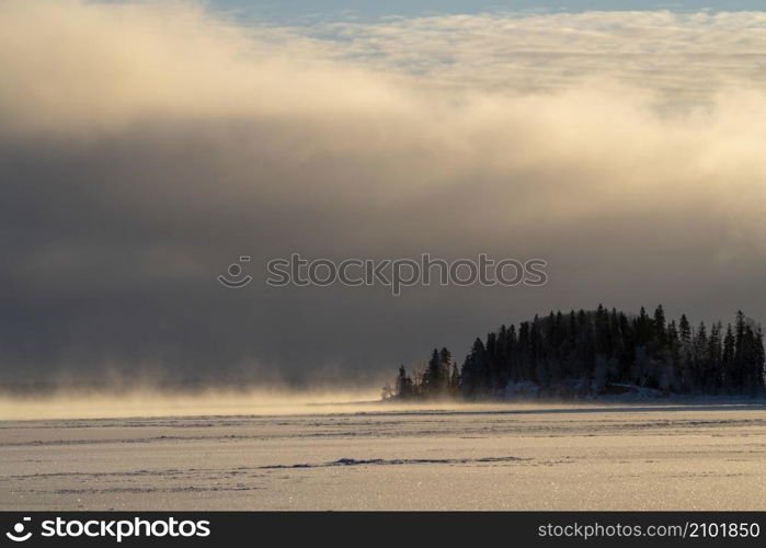 Scenic Prince Albert National Park Canada sunrise light