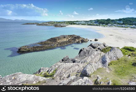 scenic rural landscape from ireland