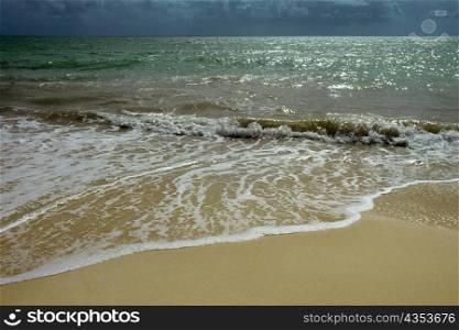 Scenic view of a beach on a sunny day, Freeport, Grand Bahamas, Bahamas