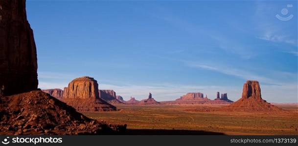 Scenic View of Monument Valley in Utah