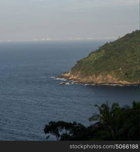 Scenic view of the sea, Yelapa, Jalisco, Mexico