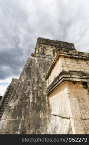 Scenic views of Chichen Itza Maya ruins on Yukatan Peninsula, Mexico.