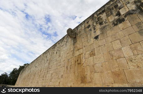 Scenic views of Chichen Itza Maya ruins on Yukatan Peninsula, Mexico.