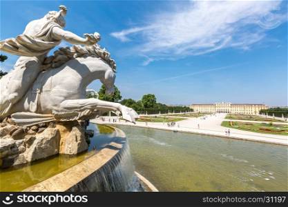 Schonbrunn Palace Garden in Vienna Austria