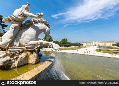 Schonbrunn Palace Garden in Vienna Austria