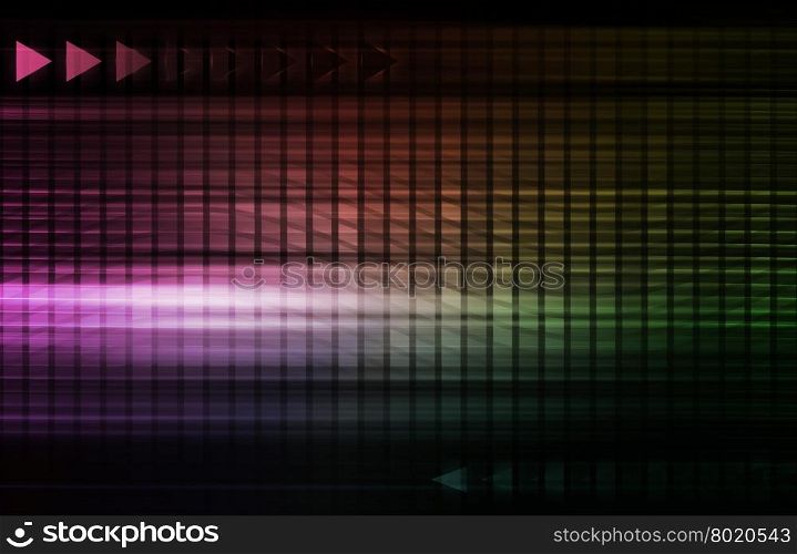 Science Abstract and Medical Data in a Lab. Technology Background Design