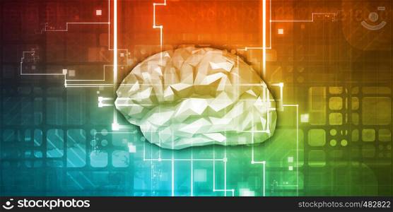 Science Analytics and Medical Concept for Brain. Science Analytics