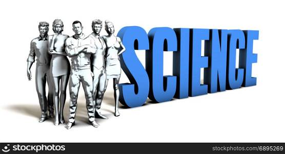 Science Business Concept as a Presentation Background. Science Business Concept