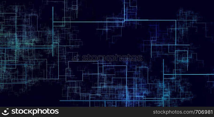 Science Digital Technology Background with Futuristic Theme. Science Digital Technology Background