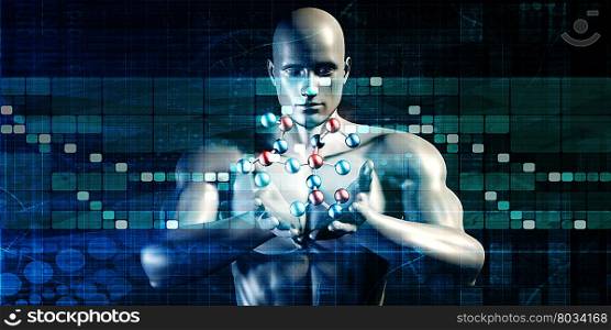 Science Technology Background as a Medical Concept. Navigating Cyberspace