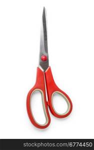 Scissors are hand-operated cutting instruments. Scissors are used for cutting various thin materials. with clipping path
