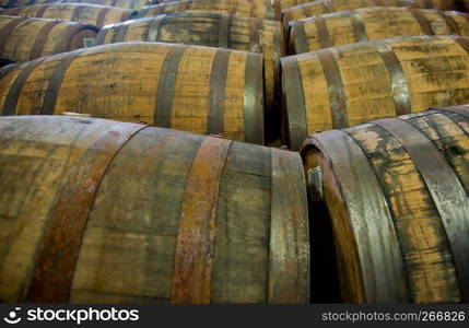 Scotch whisky barrels