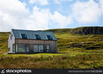 Scotland - modern design house in a natural context