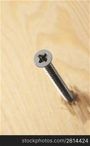 Screw and wood