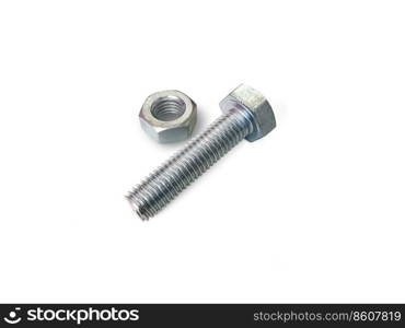 screw isolated on the white background