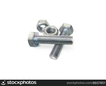   screw isolated on the white background
