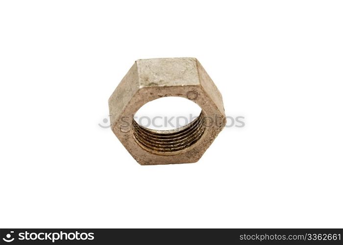 screw isolated on white background.(clipping path included)